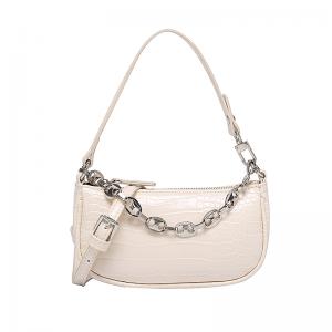 Crossbody bag in crocodile pu